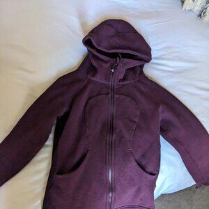 Lululemon Scuba Full-zip Hoodie | size 6 | Plum